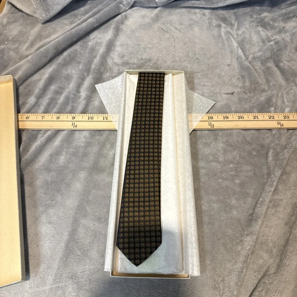 Allen-Bradley Company Vintage Commemorative Employee Service Black Tie